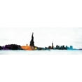 thumbnail image 2 of OnRei 24x11 White Modern Wood Framed Museum Art Print Titled - NY Graph State Of Mind, 2 of 4