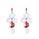 thumbnail image 1 of Aretes colgantes Swarovski crystals 4x6 rosa, 1 of 3