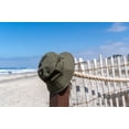 thumbnail image 3 of Outdoor Cap Bucket Hat – Unstructured Washed Cotton Sun Hat, One Size Fits Most, Olive Green, 3 of 9