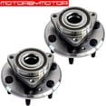thumbnail image 4 of MotorbyMotor 513277 Front Rear Wheel Bearing and Hub Assembly Fits for Buick Enclave, Chevy Traverse, GMC Acadia, Saturn Outlook Wheel Hub Bearing Assembly 6 Lug with ABS-2pc Set, 4 of 4