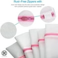 thumbnail image 5 of Luxtrada Premium Laundry Bag Mesh Wash Bags for Wash Bras Lingerie and Delicates with Premium Zipper, 5 of 11