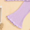 thumbnail image 4 of Toddler Girl Clothes "MAMA'S MINI Girl" Outfits for Toddler Girls Clothes Letter T-Shirt Tee Tops + Flare Pants Baby Clothes Bell-Bottoms Set 12 18 24 Months 2T 3T 4T 5T Kaprioy, 4 of 6