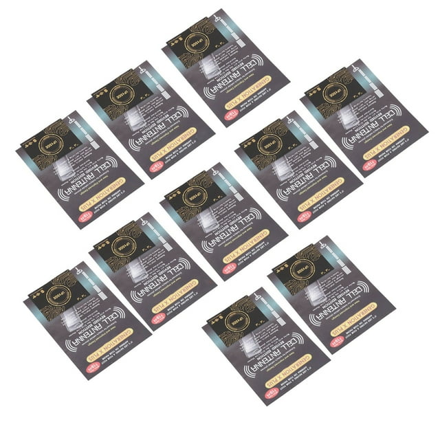 Pegatinas De Señal De Teléfono, Pegatina De Refuerzo De Señal Teléfono De Celular Autoadhesiva Multiusos Negro Dorado Ligero 10 Piezas PCB Para Ascensores