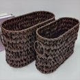 thumbnail image 2 of Cesta Tejida de Almacenamiento,Cesta de Mimbre Impermeable con Asas,Cesta Tejida Organizadora,Cesta de Despensa,Cesta de Almacenamiento de Mimbre A, 2 of 6