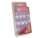 thumbnail image 5 of Juego de 24 piezas de uñas postizas para los pies, puntas de uñas para pies, uñas desiguales para pies con Púrpura, 5 of 8