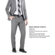 thumbnail image 3 of Pantalones De Vestir De Corte Recto, Pantalones De Vestir Elásticos De Color Gris Para Hombre Para Uso Diario, 3 of 7