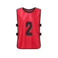 thumbnail image 2 of Chaleco 12 PCS Kid's Football Pinnies 2 colores Jerseys de fútbol de secado rápido Deportes juvenile Tomshoo Chaleco, 2 of 7