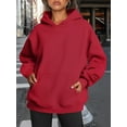 thumbnail image 6 of NEIRID  Womens Oversized Hoodies Fleece Sweatshirts Fall Fashion 2025 Pullover Sweaters Winter Clothes, 6 of 6