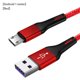 thumbnail image 2 of Methold Cable de teléfono Cable USB de nailon Reemplazo de línea de datos de carga rápida para Android Micro USB, rojo, 1 m Type3 NO3, 2 of 6