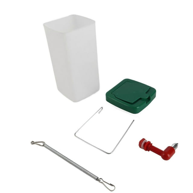 Abreuvoir à tétine pour poulet, suspendu, anti-fuite, grande capacité, pour ferme, 1 L