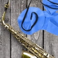 thumbnail image 1 of ORDDIART 2 Pcs High Absorbency Cleaning Cloth Blue For Music Instruments, 1 of 6