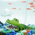 thumbnail image 3 of Mignonne Cartoon Bulle Résine Forme Crocodilien Poisson Bol Décor Pompe à Oxygène Connectable, 3 of 7