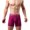 Hot Pink, variant on GigrtiJin Men's Quilted Pouch Boxer Briefs Solid Color Mid Rise Seamless Supportive Breathable Mesh Underpants