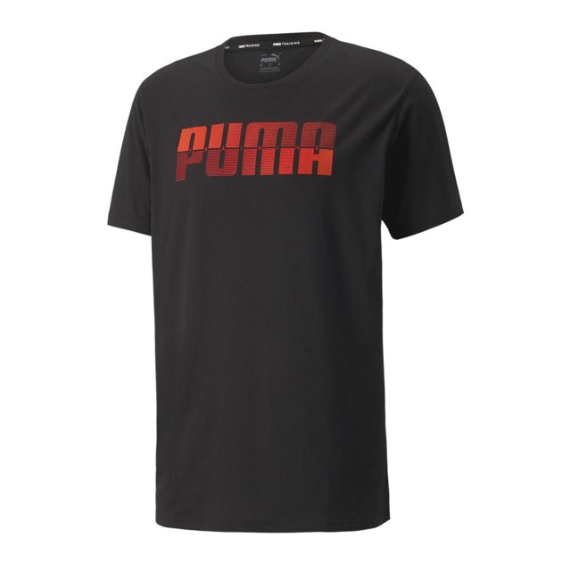Playera Puma Graphic Slogan para Hombre 521640-56 negro L Puma 521640-56 PLAY. GRAPHIC SLOGAN