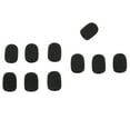 thumbnail image 4 of 10 Pcs Mini Headset Microphone High Elasticity Replacement Soft Sponge Sponge Windshield Microphone Cover Black, 4 of 9