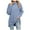 Light Blue, variant on Nmnitkp Sweaters for Women Soft and Comfortable Women's Fall 2025 Oversized Turtleneck Trendy Sweaters Ribbed Knit Pullover Sweater Top with Slit, Warm and Close to Skin Sweater
