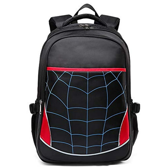 Kids School Bags for Boys Elementary Primary Durable Kindergarten Bookbags (Black)