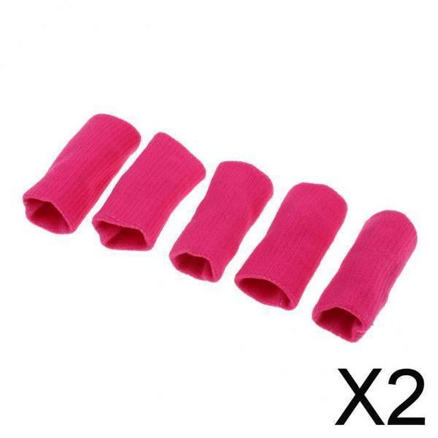 Protectores de dedos suaves para manualidades, paquete de 10 piezas 2 piezas