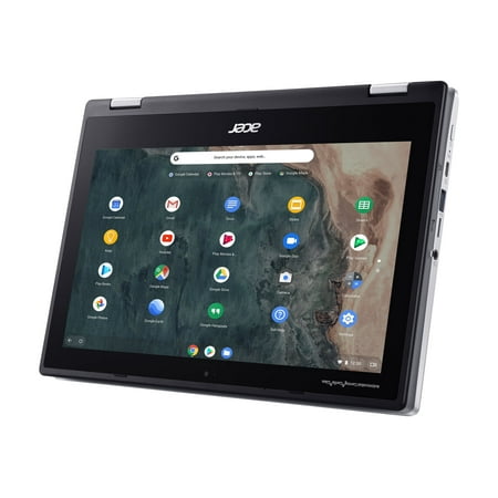 Acer Chromebook Spin 311 CP311-2H-C008 - Flip design - Celeron N4000 / 1.1 GHz - Chrome OS - 4 GB RAM - 64 GB eMMC - 11.6" AHVA touchscreen 1366 x 768 (HD) - UHD Graphics 600 - Wi-Fi, Bluetooth - pure silver - kbd: US