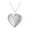 Heart, variant on Photo Locket Necklace Holds Pictures Heart-Shaped Carved Carving Pattern