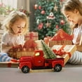 thumbnail image 5 of Vintage Red Truck Christmas Decor with Mini Christmas Tree, Christmas Tabletop Decoration, 5 of 7