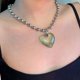 thumbnail image 1 of Collar con colgante de cera ajustable con cadena de clavícula y personalidad de chica sexy con sentido del amor simple de alta gama de Europa y Estados Unidos, 1 of 6