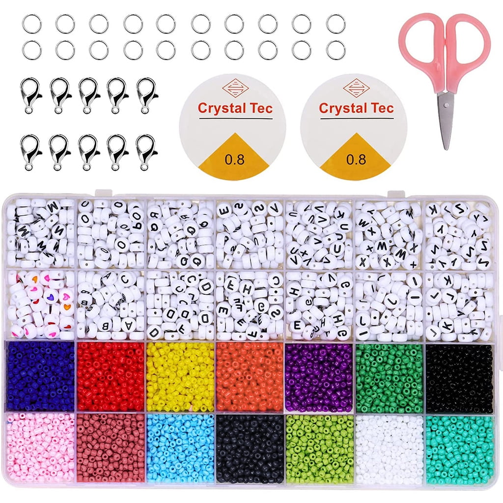 Cube Letter Bead Kit for Friendship Bracelets, Alphabet Beads, DIY Jewelry  Making - Etsy