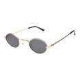 thumbnail image 1 of maskred Stylish Oval Glasses Vintage Lightweight And Comfortable Frame UV Protection Lightweight Frame Gold gray, 1 of 6