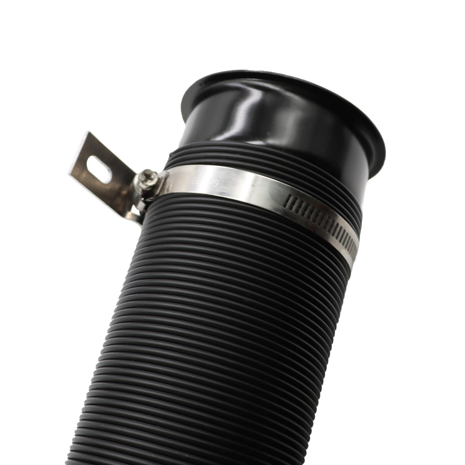 Universal 3'' Car Cold Air Intake Pipe Fexible Inlet Hose Adjustable Duct Tube