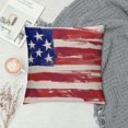 thumbnail image 2 of Flag Lumbar Pillow Cover Patriotic Red Blue Stars Stripes Flag   of July Throw Pillows Decor Independence Day Decorations Memorial Day Cushion Case for Sofa Couch, 2 of 5