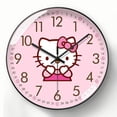 thumbnail image 2 of Hello kitty-reloj silencioso de estilo occidental para habitación de niños, reloj creativo de animación de dibujos animados, hora automática, onda de radio, 2 of 5