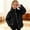 Black, variant on Zecgelong Children's Solid Color Double Zipper Fleece Jacket