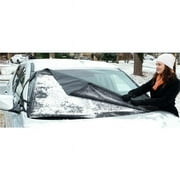 FrostGuard Pro Automotive Winter Windshield Cover Standard| Black for Cars and SUVs | Model 52871