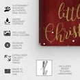 thumbnail image 4 of Runway Avenue Typography and Quotes Wall Art Canvas Prints 'Have Yourself A Merry Christmas' Quotes and Sayings - Red, Gold, 4 of 4