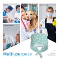 thumbnail image 5 of Scrub Caps Women Men - Cartoon Teeth1 Soft Comfy Waterproof Adjustable Working Cap Scrub Hats Surgical Caps for Women Men With Sweatband, Nurse Caps for Women Men, 5 of 6