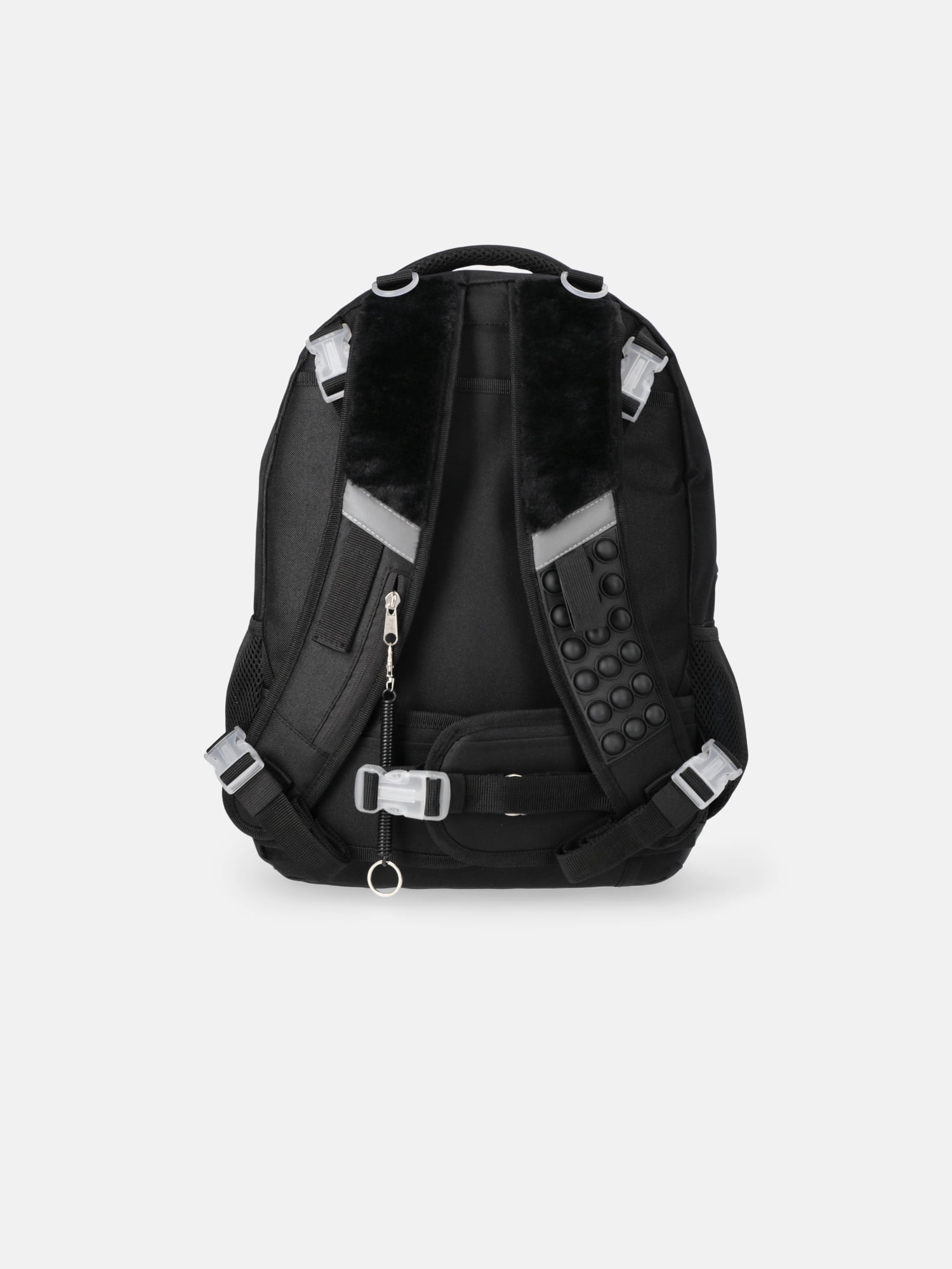 Wonder Nation Kids' Unisex 17" Sensory and Adaptive Backpack and Lunch Box Set, Black
