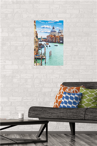 Timeless Visions - Canals of Venice Wall Poster, 14.725" x 22.375"