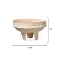 thumbnail image 3 of Jamie Young Co Field Cotton Mache Low Bowl in Cream, 3 of 4