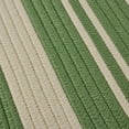 thumbnail image 2 of Colonial Mills 7' x 9' Green and Beige All Purpose Striped Handcrafted Reversible Rectangular Area, 2 of 2