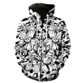 thumbnail image 1 of Abstract Animal Pattern Men's Zipper Hoodie Harajuku Oversized Teens Hip Hop Long Sleeve Unisex Cool Streetwear 3D Print Spring, 1 of 5