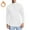 White, variant on Thermal Underwear for Men Quarter Zip Pullover Fleece Lined Long Sleeve Golf Shirts Midweight 1/4 Half Zip Sweatshirts Slim Fit Outdoor Sweatshirt