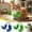 Blue+Green, variant on Hovilon Funny Muscle Arms Pet Costume Prop, Lightweight Plastic Halloween Pet Accessory, Easy Wear Neck Hanging Dress Up for Pet Party Photo Props Social Media Video Shooting, Green