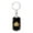 Dog Tag with Swivel Keychain (Gold), variant on Queen Of Spades Dog Tag Keychain Stainless Steel Silver Tone or Gold Tone