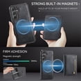 thumbnail image 3 of AutSpace Funda para Samsung Galaxy S26+ 5G, Bloqueo RFID, Cuero PU, Compatible con MagSafe, Billetera Desmontable 2 en 1 con Tarjetero, Soporte, Cubierta Protectora Magnética, Negro, para Galaxy S26+, 3 of 9