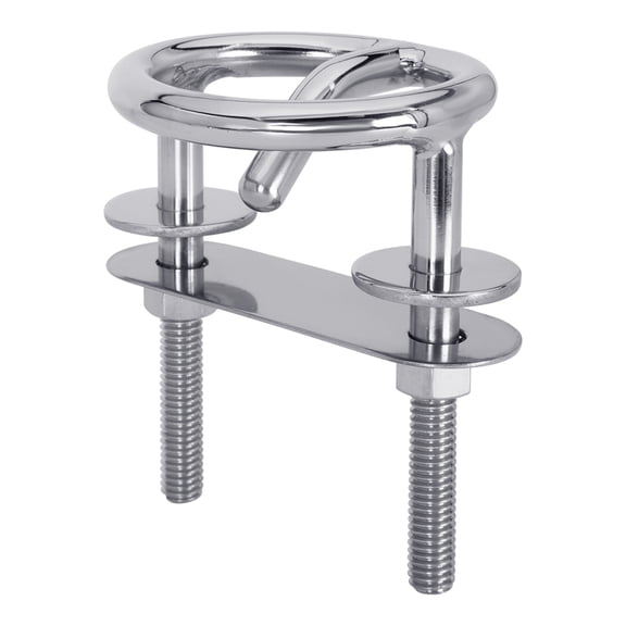 White Water 7768S Marine 304 Stainless Steel Transom Ski Tow, 2-1/2" Diameter, 2" Thread