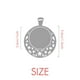 thumbnail image 2 of Castillo de la ciudad edificio Eritrea Collares Colgante Retro Moon Stars Jewelry Unbranded M, 2 of 3