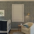 thumbnail image 2 of Sun Zero Pryer 1-Piece Textured 100% Blackout Cordless Roman Shade, 39"X64", White, 2 of 8
