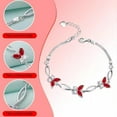 thumbnail image 2 of NICKSUN Gifts for Women Butterfly Bracelet,Adjustable Charm Bracelets Jewelry Present for Women,Anniversary Holiday Christmas Birthday Gifts for Mother Wife Daughter, 2 of 6