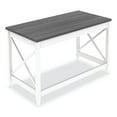 thumbnail image 2 of Workspace by Alera Farmhouse Writing Desk, 47.24 x 23.62 x 29.53, Gray, 2 of 4