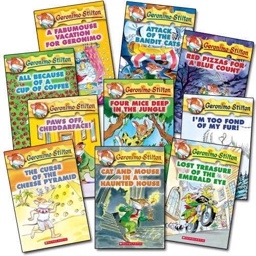 Scholastic Geronimo Stilton Paperback Books Set Of 10 Walmart Com Walmart Com